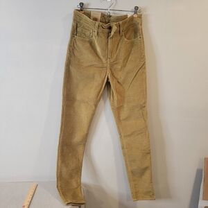 Levi's Women 721 High Rise Skinny   Corduroy Pants Size 29 x 30
